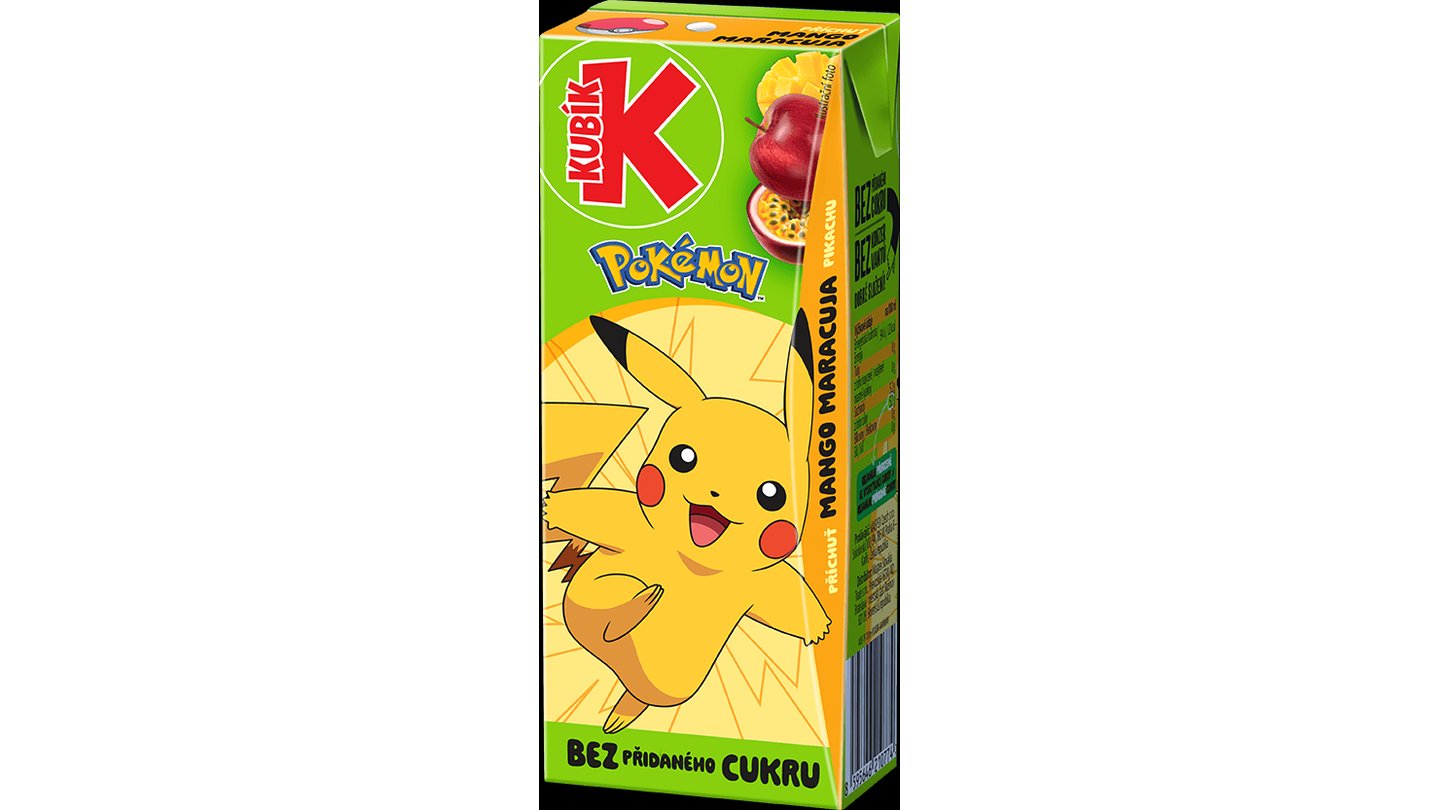Kubík Mango & Marakuja Pokémon