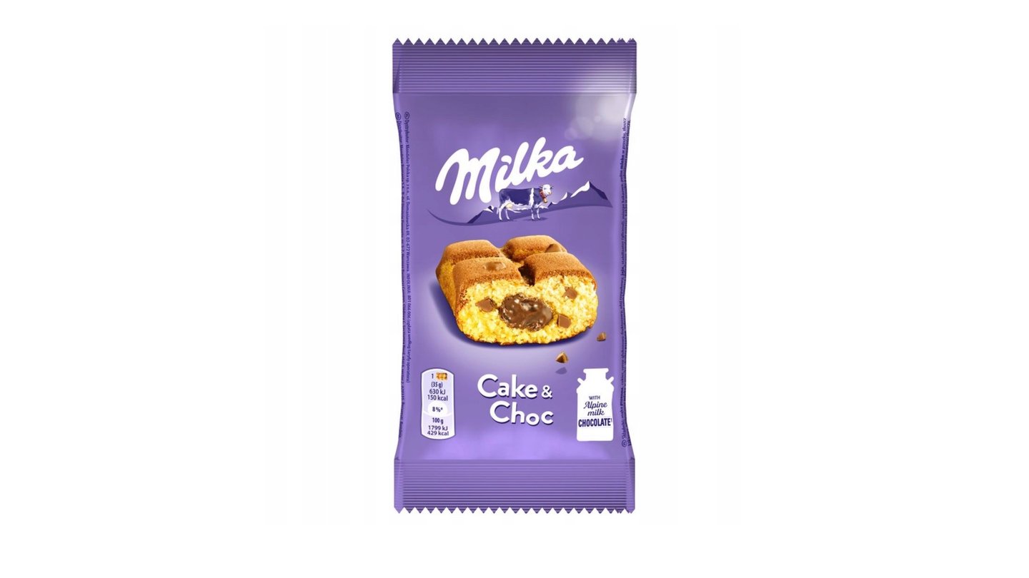 Milka biscuits cake choc