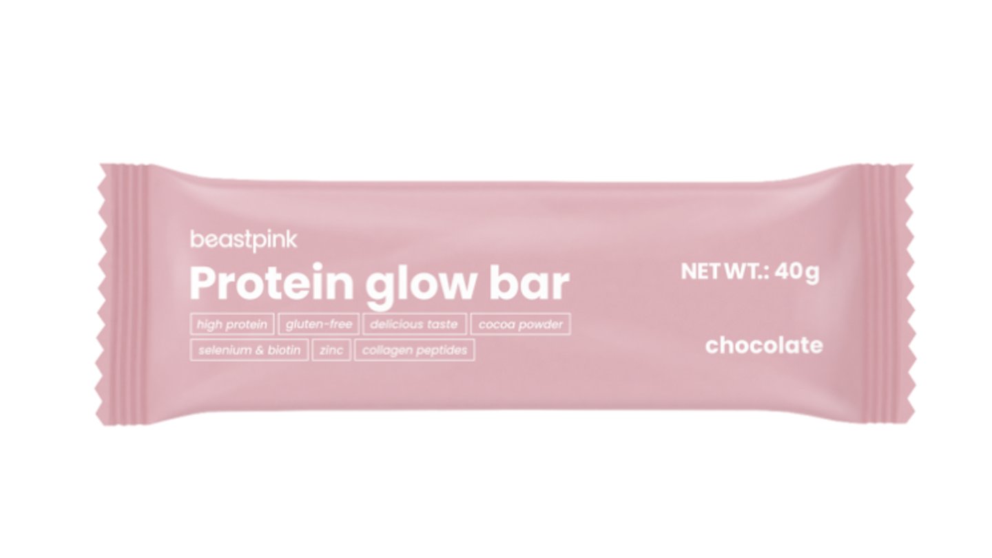 Protein GlowBar - BeastPink Čokoláda