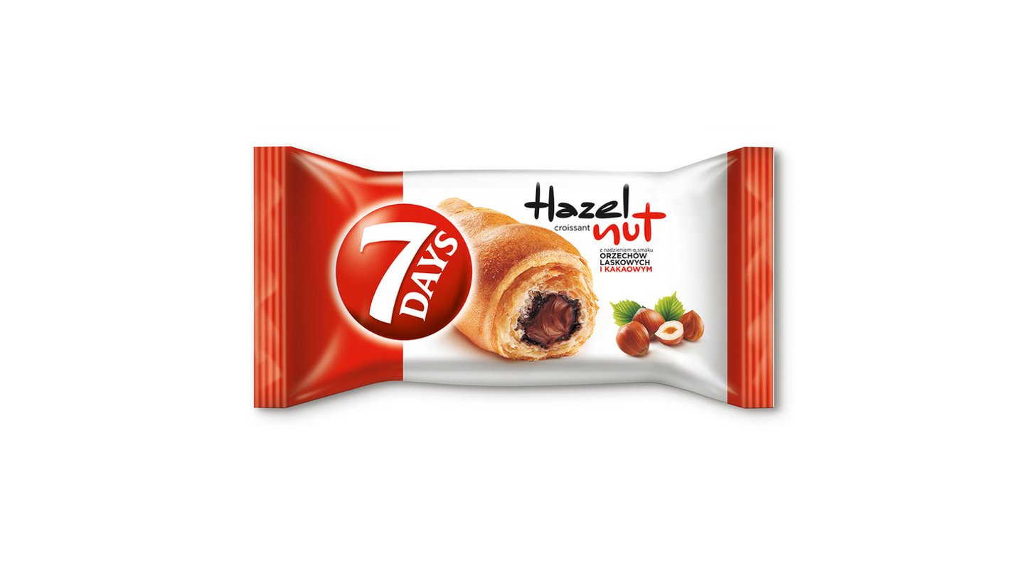 7DAYS Croissant lieskový oriešok 60g