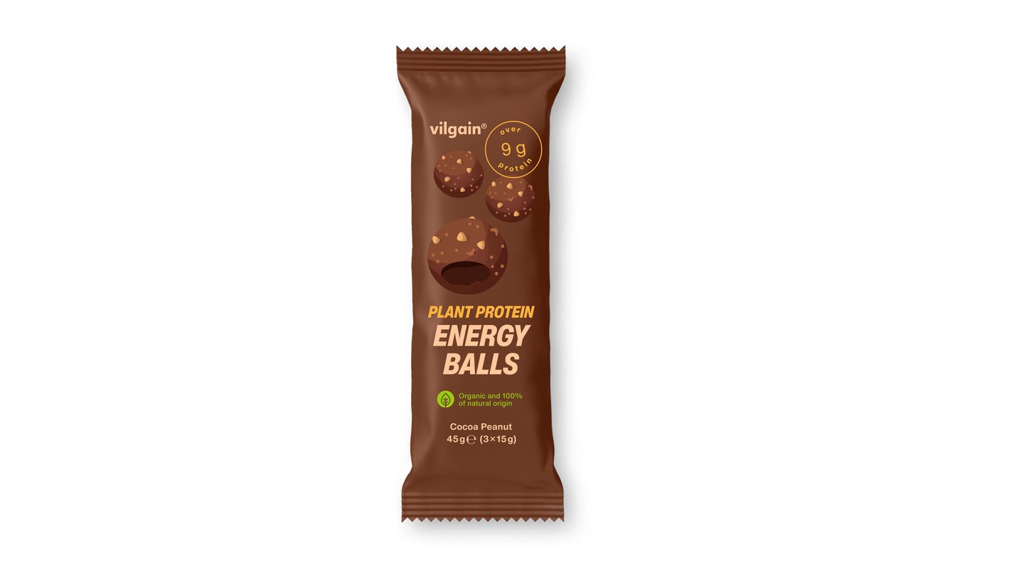 Plant Protein Energy Balls BIO - Kakao