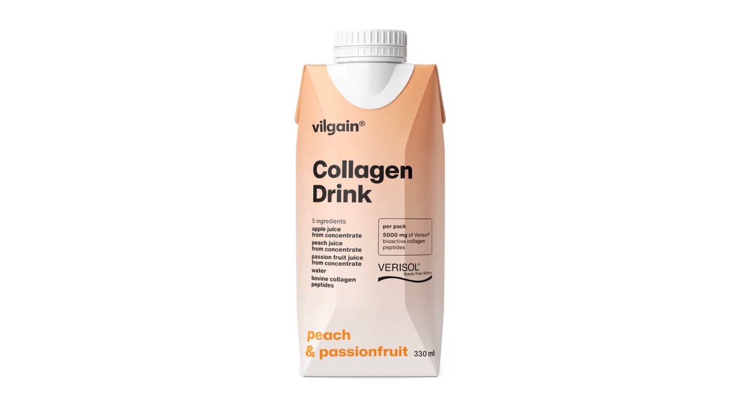 Vilgain Collagen Drink ⁠–⁠ broskev a marakuja