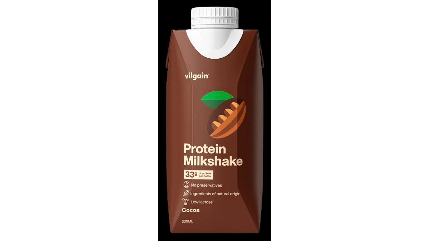 Vilgain Protein Milkshake kakao 330 ml