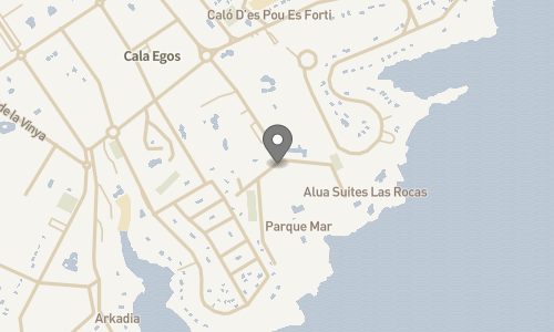 Lokation for Alua Suites Las Rocas