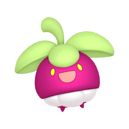 Bounsweet - Grass type Pokemon from Pokemon Sword and Shield with stats, moves, and evolution data