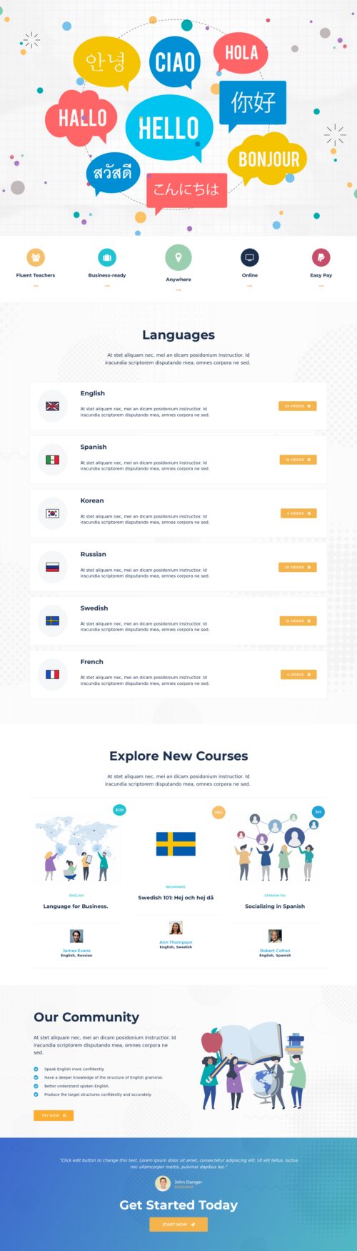 Language School Home 2