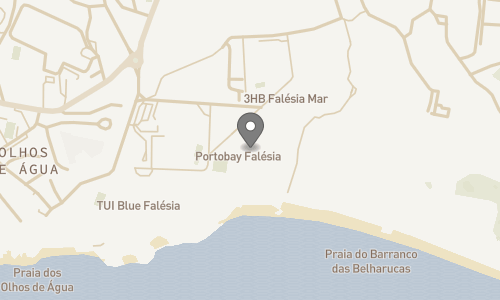 Lokation for Hotel Porto Bay Falesia