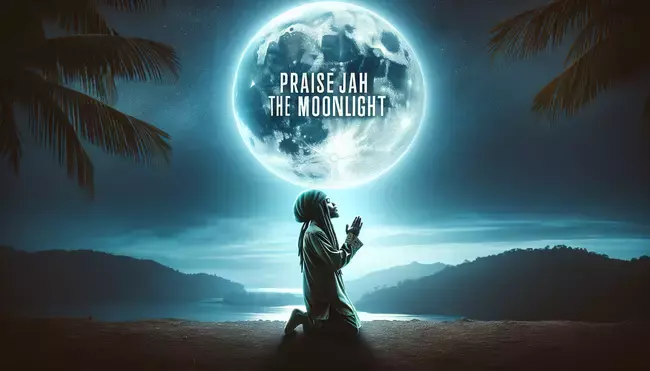 AI interpretation of Praise Jah In The Moonlight by Yg Marley