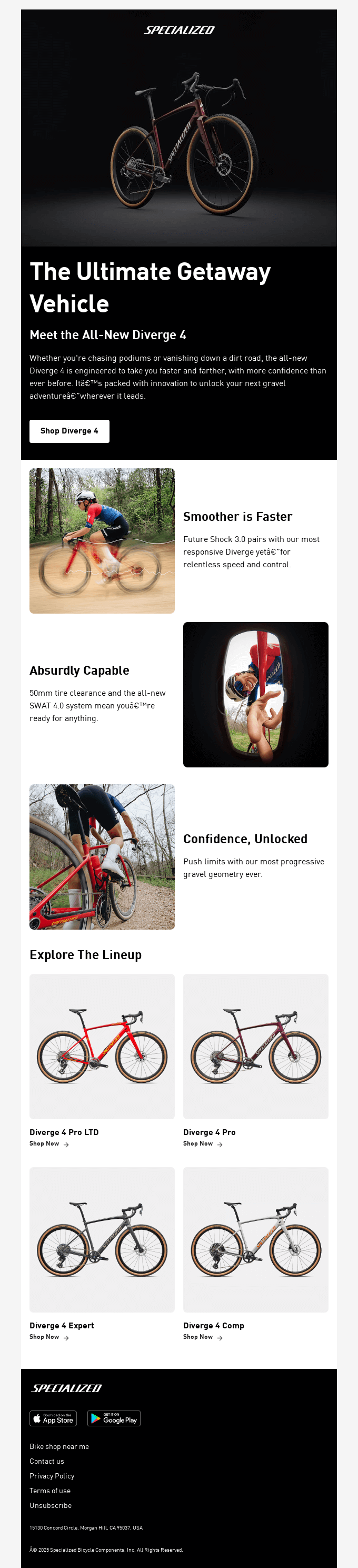 Just Dropped The All New Diverge 4