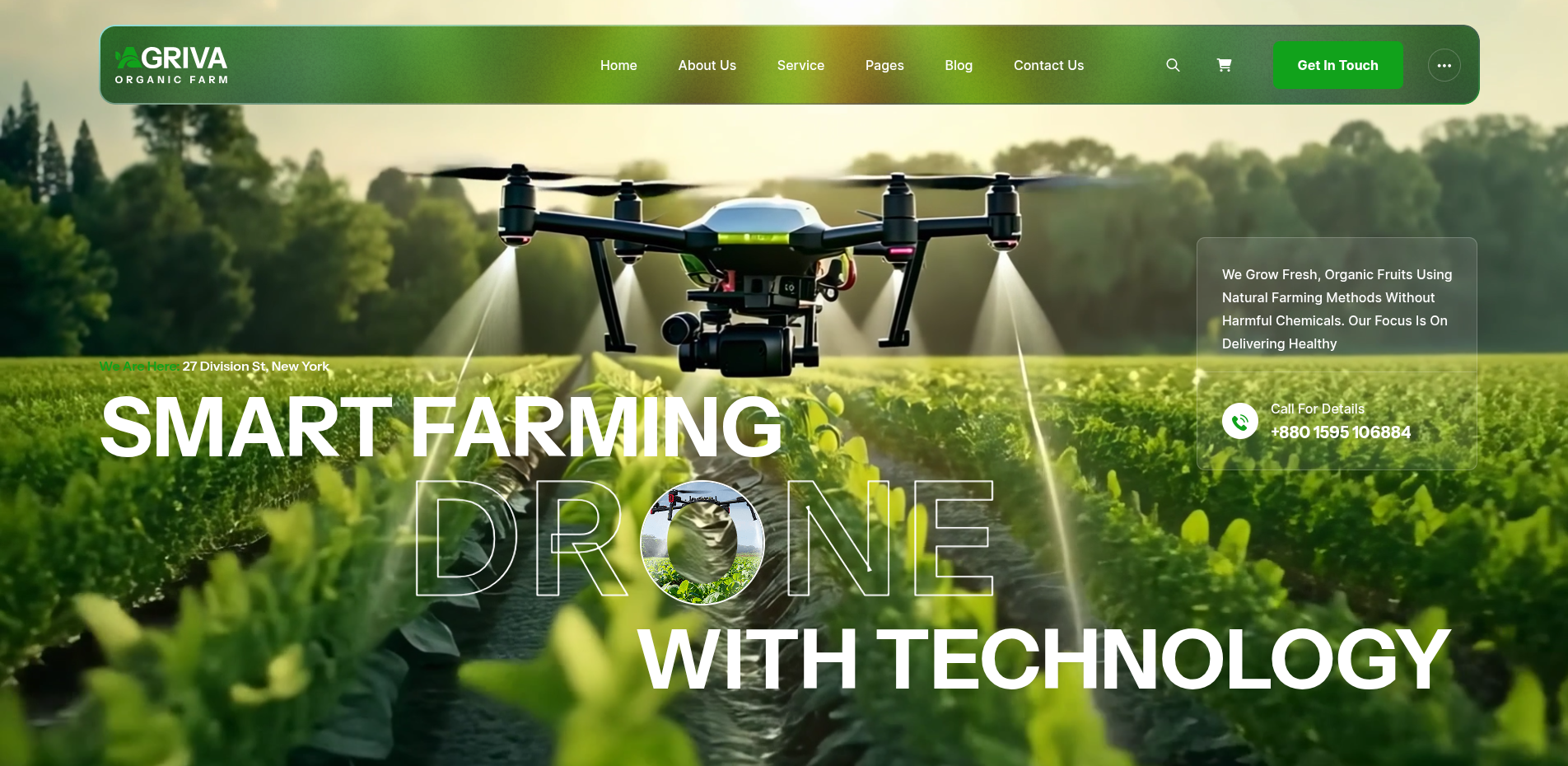 Agriva Smart Agriculture Website project screenshot 3