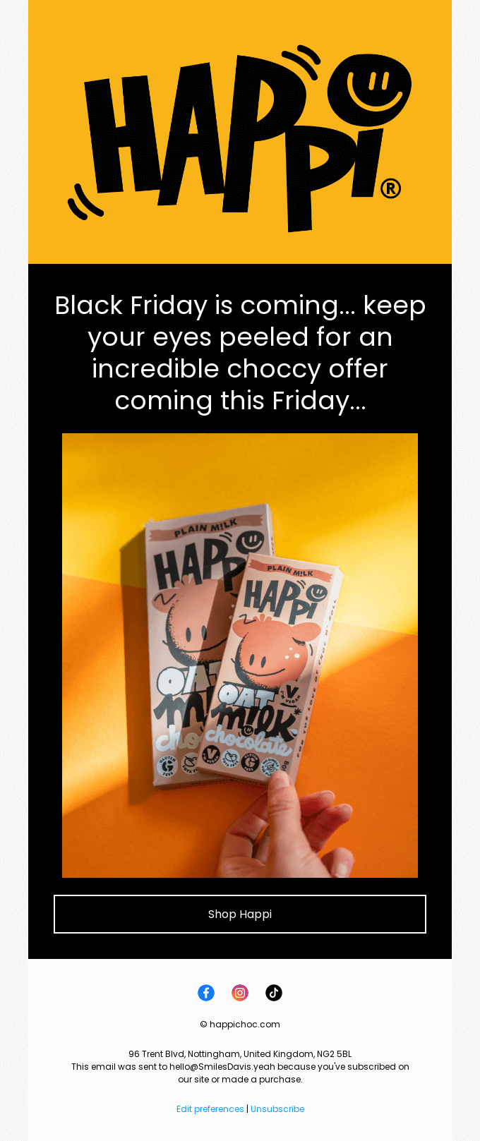 Black Friday Is Coming