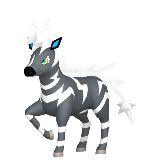 Zebstrika - Electric type Pokemon from Pokemon Scarlet and Violet with stats, moves, and evolution data
