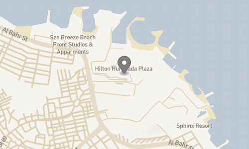 Lokation for Hilton Hurghada Plaza