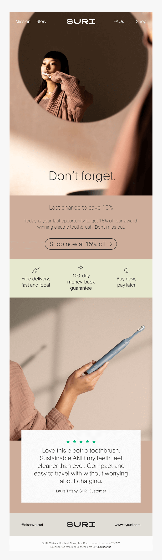 Sale Ends Today Get 15 Off
