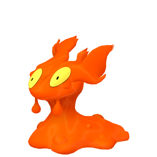 Slugma - Fire type Pokemon from Pokemon X and Y with stats, moves, and evolution data