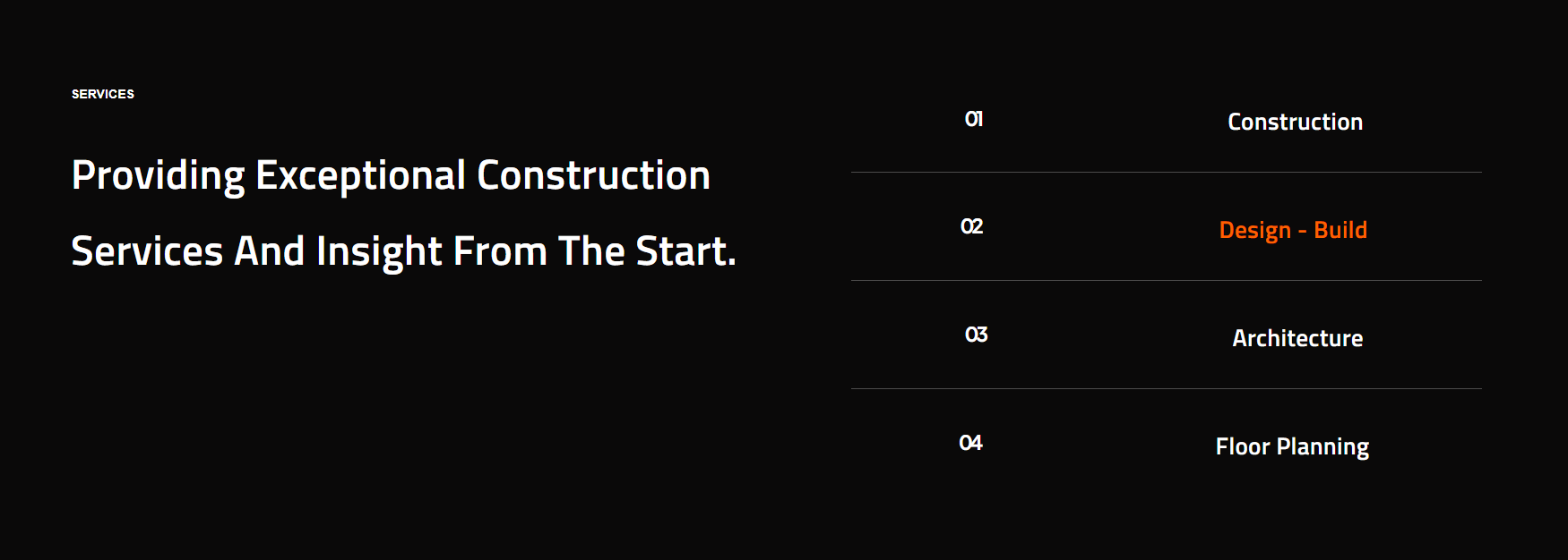 Architectural Interior Design Services 1