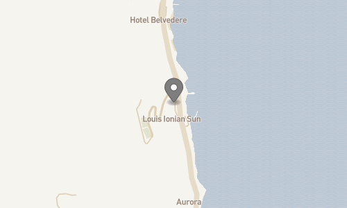 Lokation for Hotel Valmar Corfu