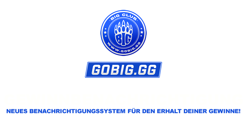 NEUES Gewinnbenachrichtigungssystem