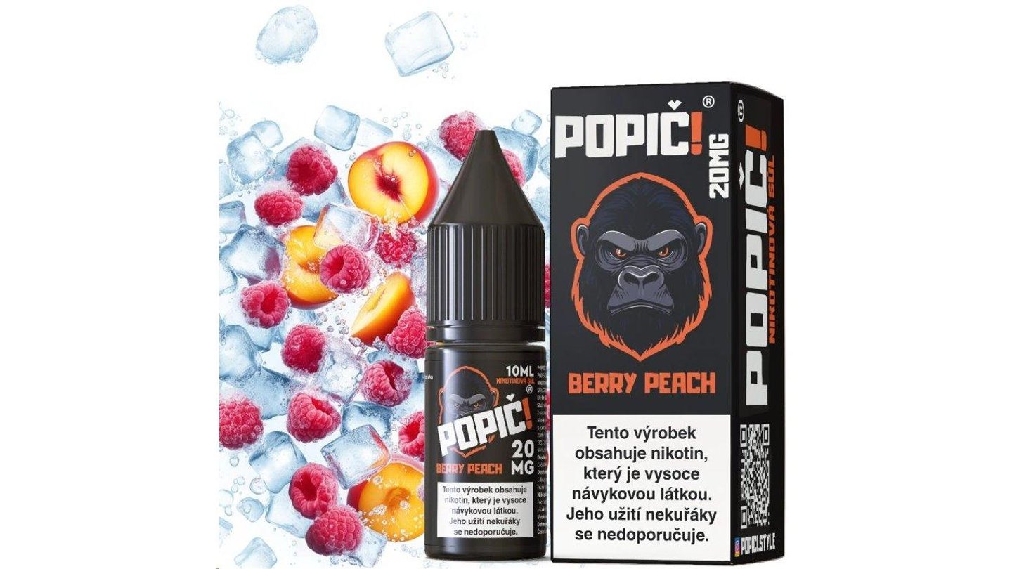 POPIČ! Berry Peach 10ml 20mg