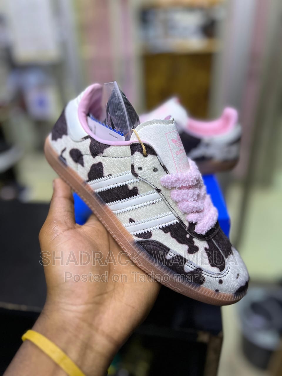 Adidas samba x cow print 3