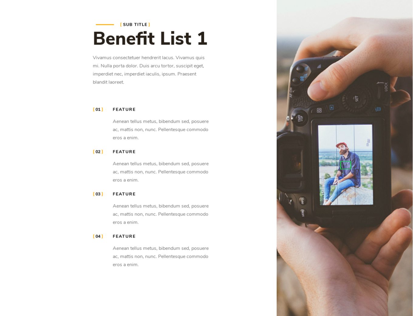 Feature and Benefits 6