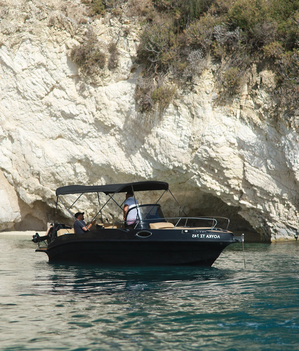 3-HOUR TRIP TO BLUE CAVES (Louka Speedboat) — 1