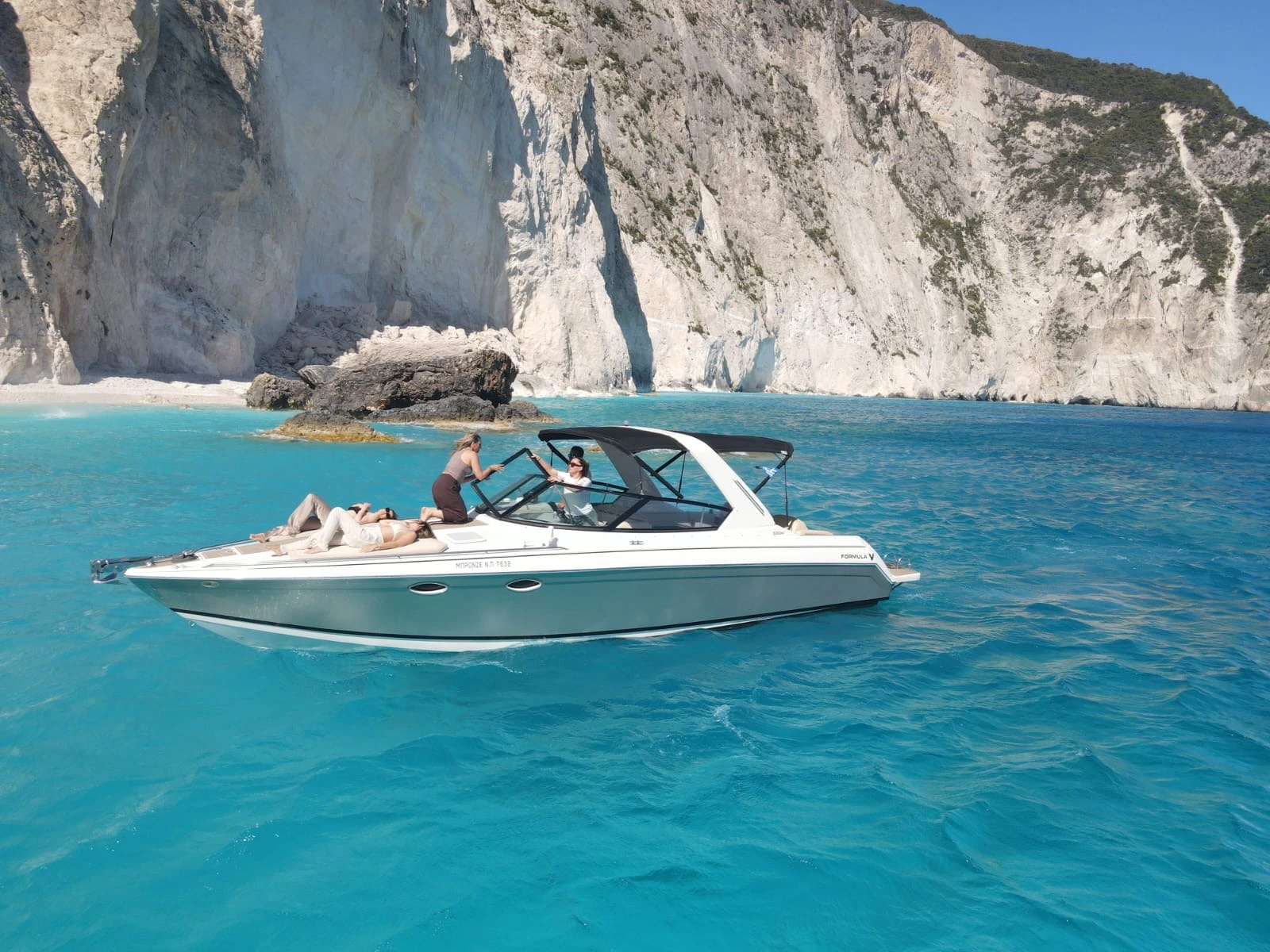 Half-Day Private Yacht Cruise – South Zakynthos (Formula Yacht) — 1