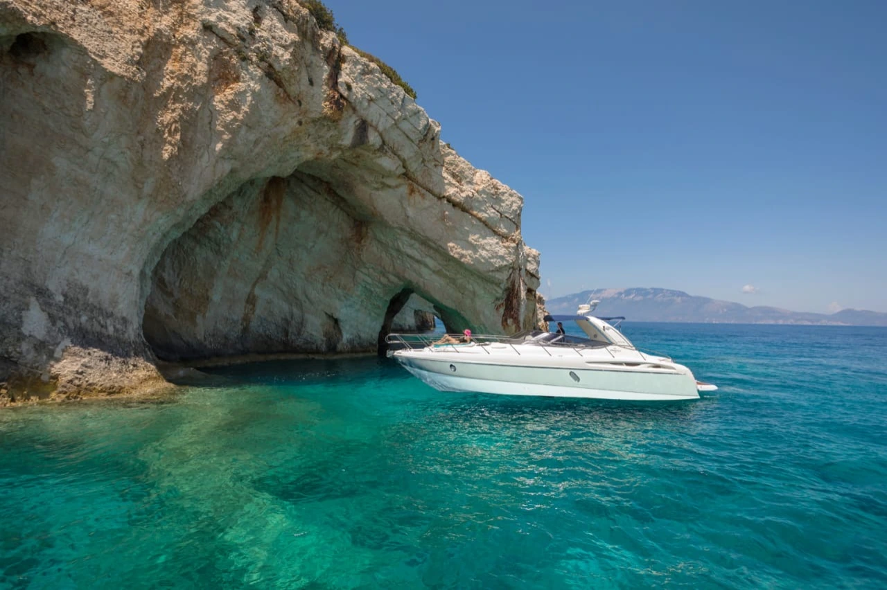 Half-Day Private Yacht Cruise – South Zakynthos  (Cranchi Luxury Yacht)  — 3