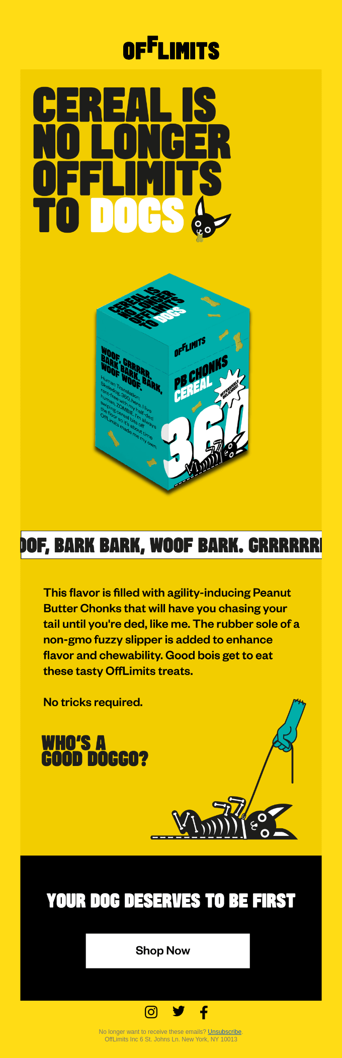 Cereal For Your Dog