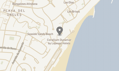 Lokation for Hotel Corallium Dunamar by Lopesan Hotels - Voksenhotel