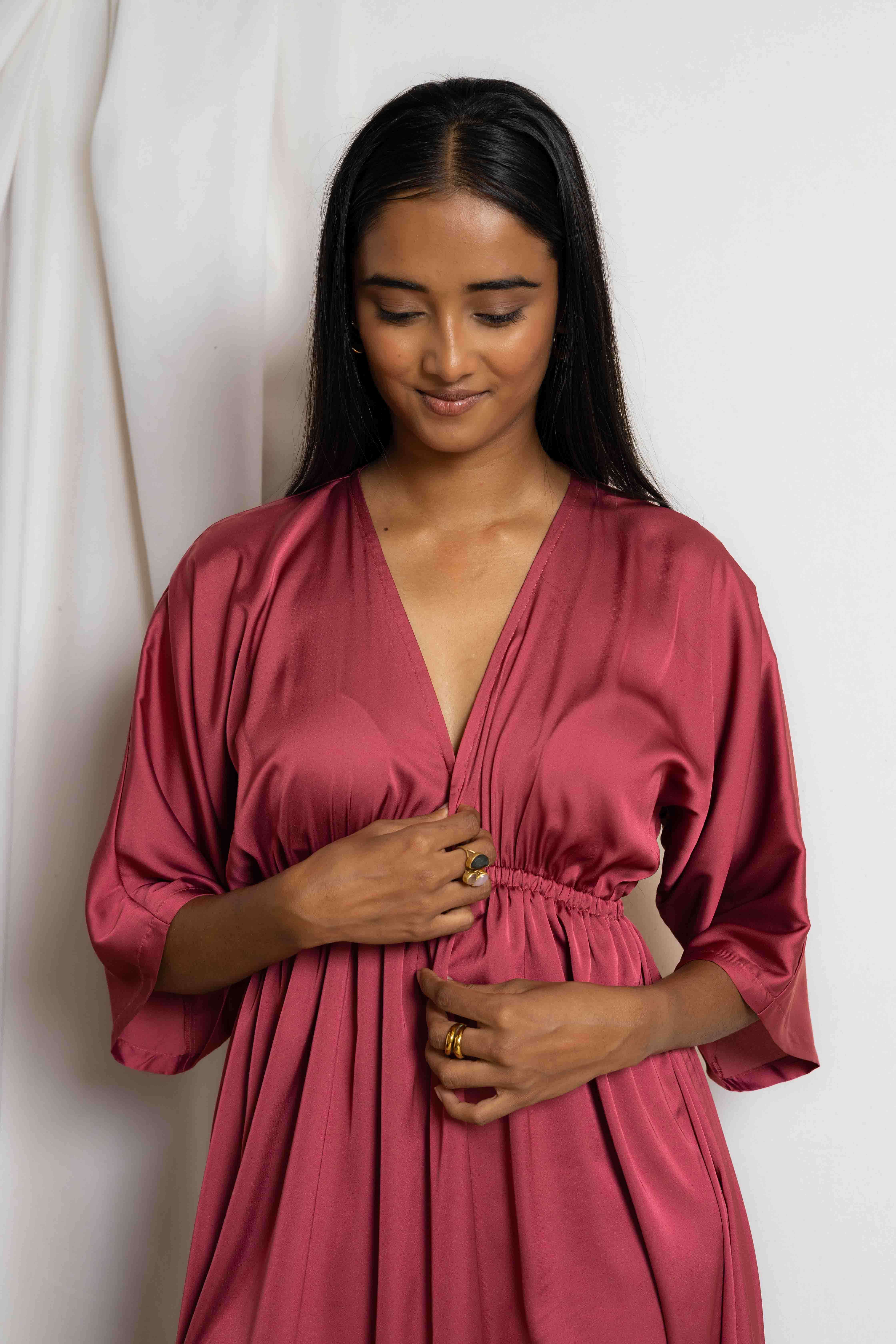 RANI DRESS DUSTY PINK