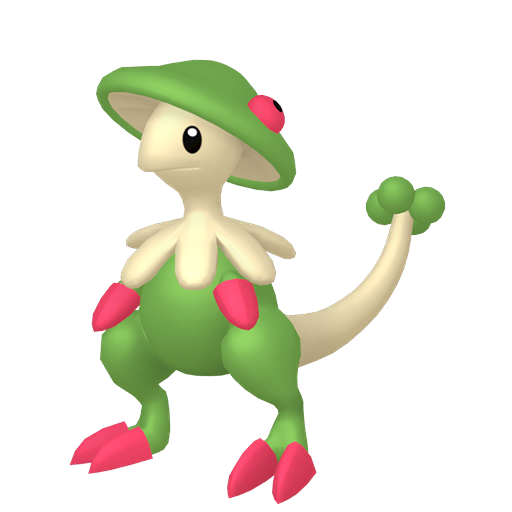 Breloom - Grass/Fighting type Pokemon from Pokemon Ruby and Sapphire with stats, moves, and evolution data