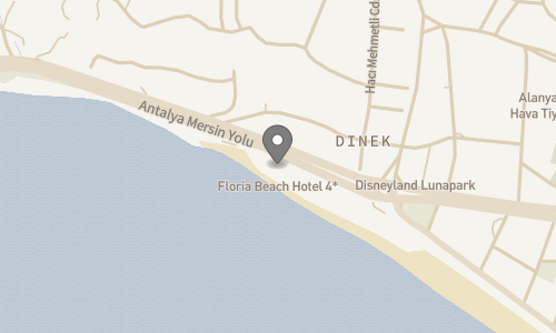 Lokation for Floria Beach Hotel
