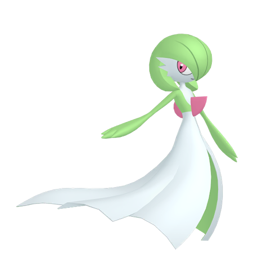 Gardevoir - Psychic/Fairy type Pokemon from Pokemon X and Y with stats, moves, and evolution data