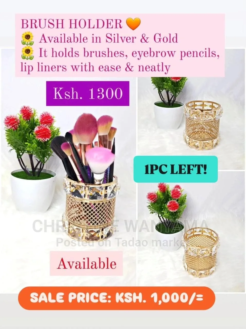 Make up brush holder 2