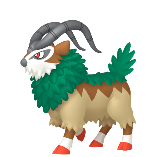 Gogoat - Grass type Pokemon from Pokemon X and Y with stats, moves, and evolution data