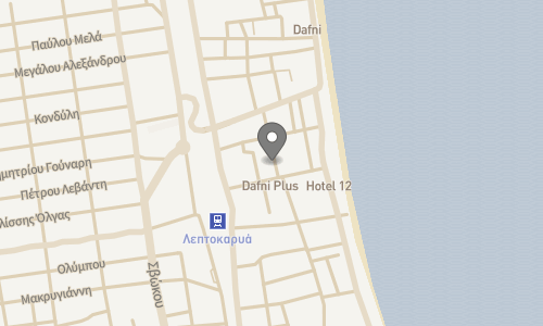 Lokation for Hotel Dafni Plus