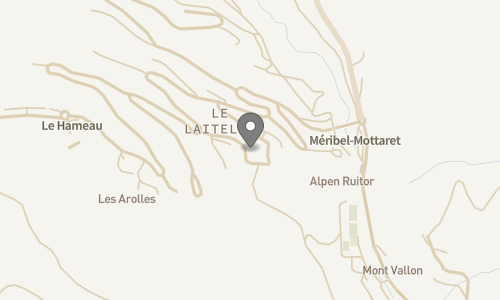 Lokation for Hotel Le Mottaret