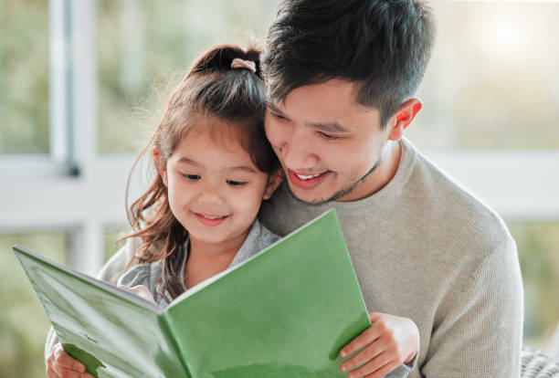 Parent reading a career planning storybook to a child, sparking early interest in future professions.