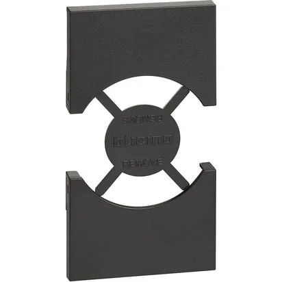 Placa priza plata standard german/italian 2M neagra Living Now KG03