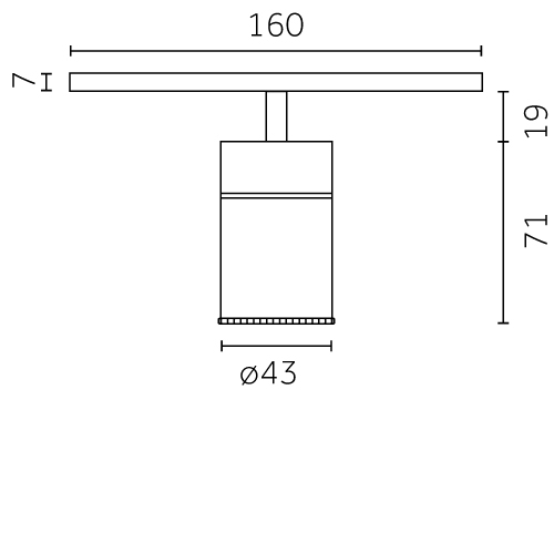 Yori Outline 24V - Zoom Ø43mm hover
