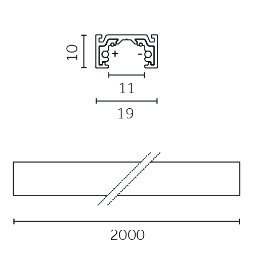 Track Outline 24V - Surface hover