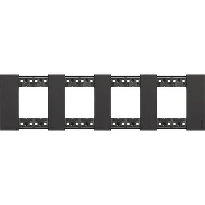 Rama ornament 2+2+2+2M neagra Living Now KA4802M4KG