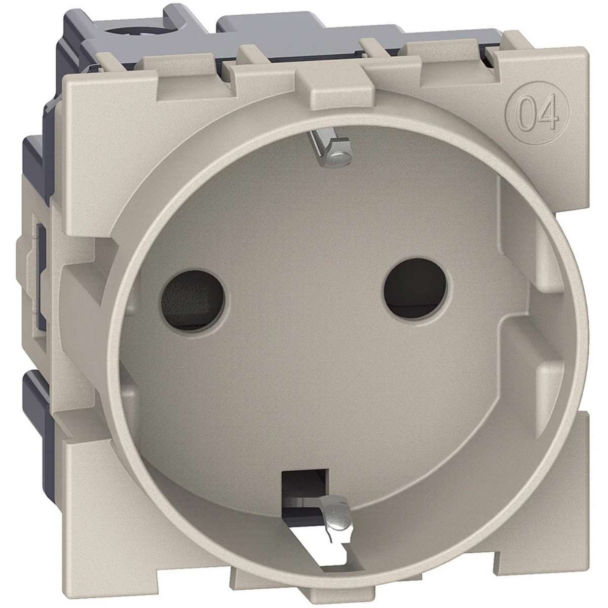 Priza schuko BTicino Living Now KM4141 – Nisip 2M 16A 250V 2P