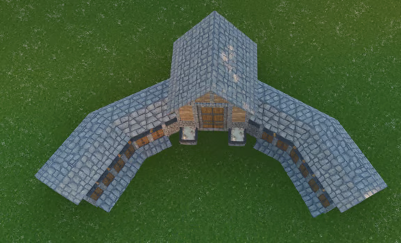 Curved Horse Stables — Vanilla 2