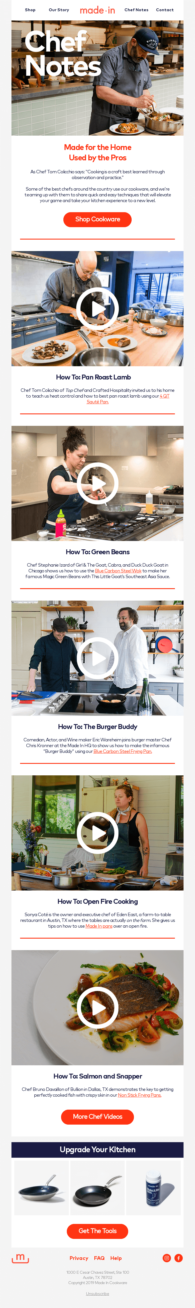 Chef Notes From The Pros