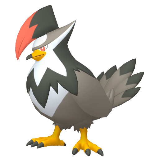 Staraptor - Normal/Flying type Pokemon from Pokemon Platinum with stats, moves, and evolution data