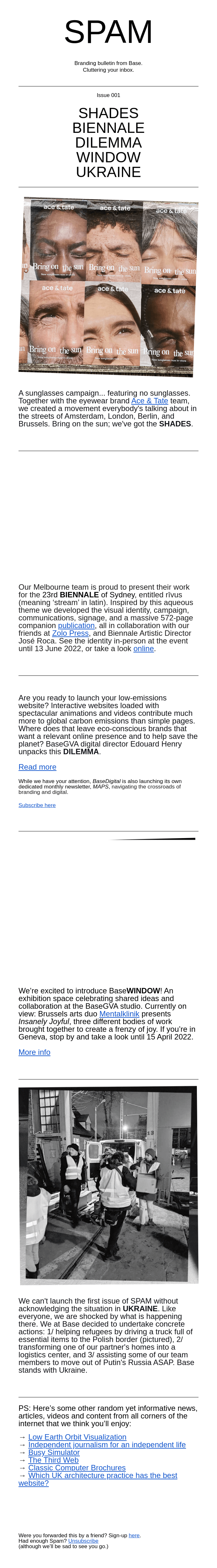 Branding Bulletin From Base Cluttering Your Inbox Issue 001