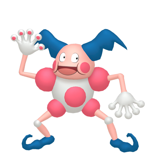 Mr-mime - Psychic/Fairy type Pokemon from Pokemon FireRed and LeafGreen with stats, moves, and evolution data