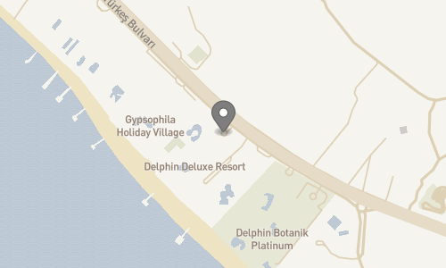 Lokation for Delphin Deluxe Resort